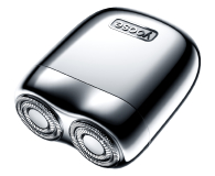 Yoose Golarka męska mini 2 srebrna + trymer do nosa + etui - 1544397 - zdjęcie 2